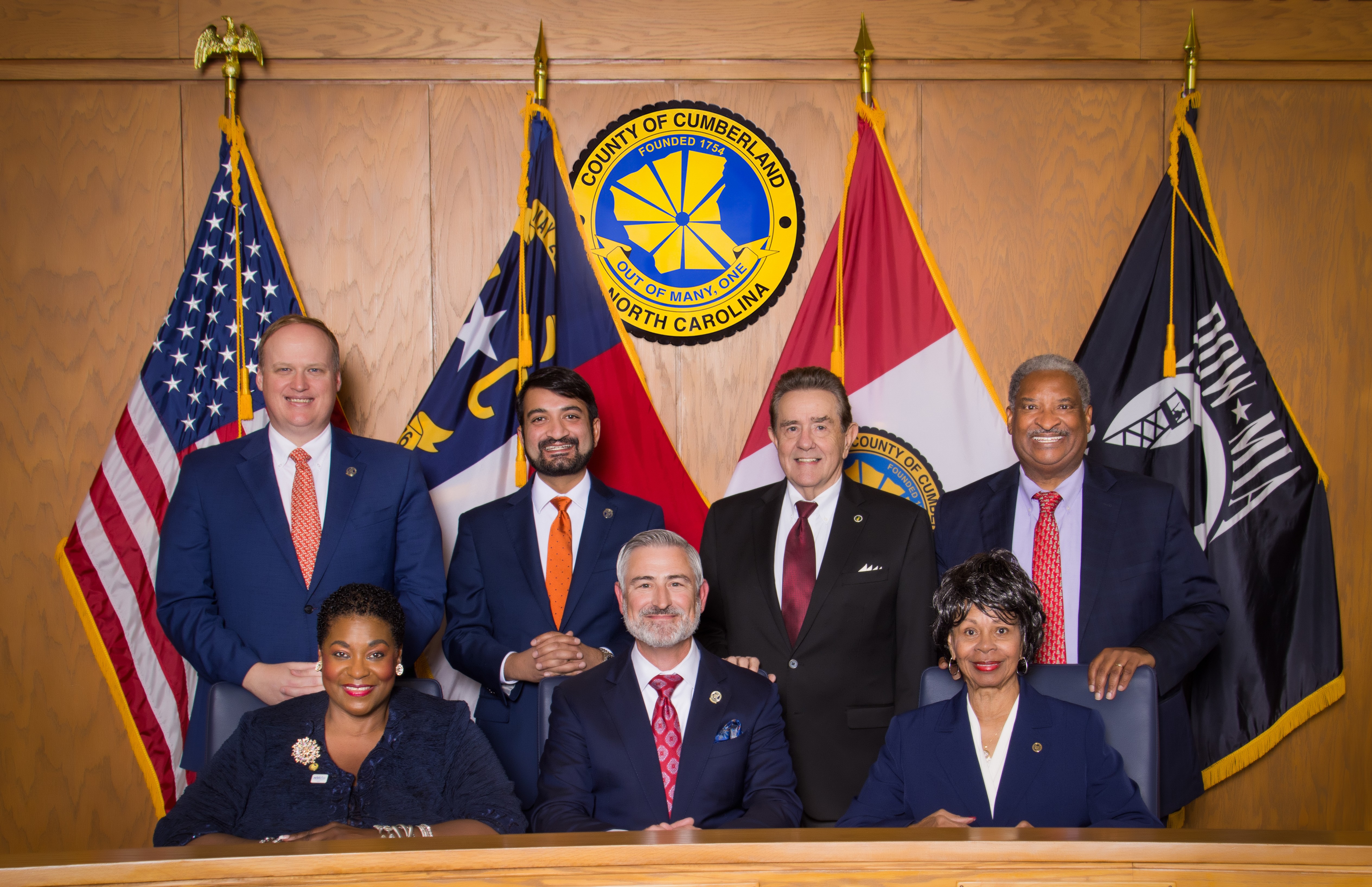 Board of Commissioners group portrait. Full Board listing in text below.