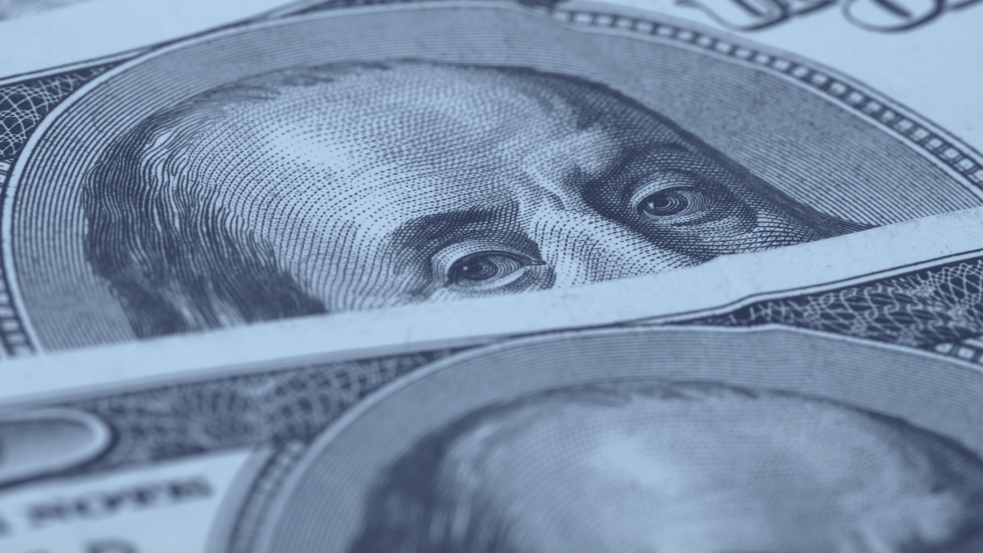 Close up of Ben Franklin on paper money