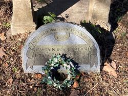 Fayetteville Independent Light Infantry Captain Robert Adams grave.