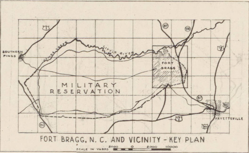 Historic Map of Fort Bragg